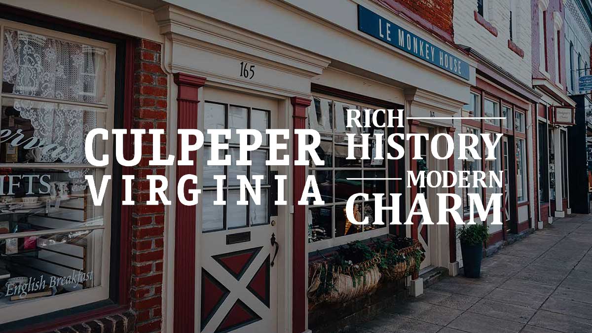 Events from January 27 September 21 Visit Culpeper