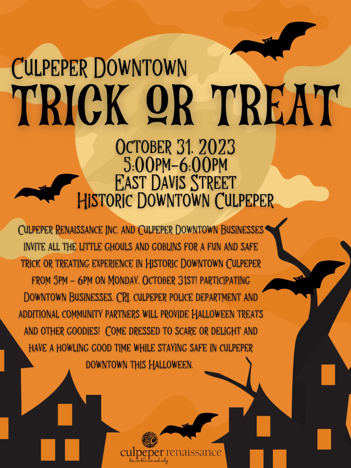 Culpeper Downtown Trick or Treat Visit Culpeper