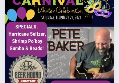 Live Music by Pete Baker at Beer Hound Brewery! Image