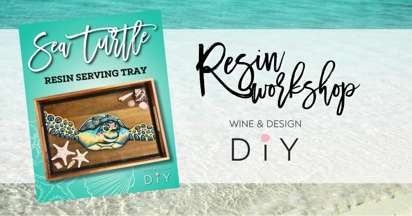 DIY Resin Workshop – Sea Turtle Serving Tray Image