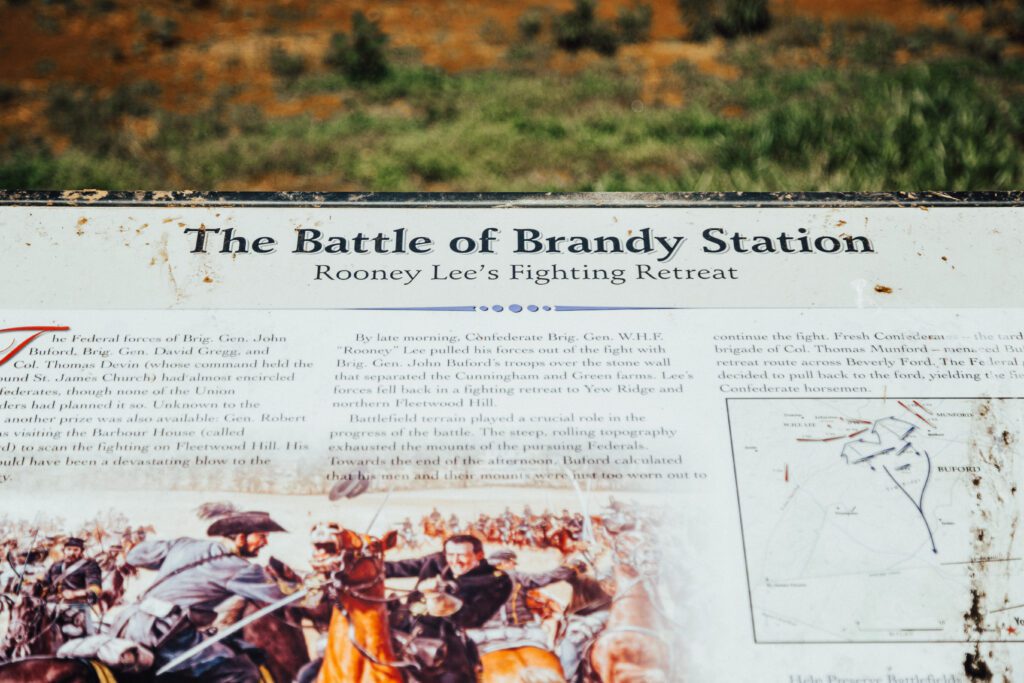 Battle of Brandy Station sign