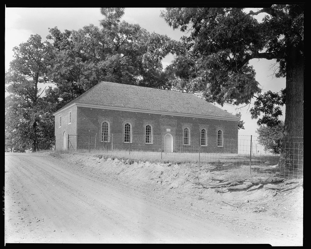 Little Fork Church, Culpeper, Culpeper County, Virginia Photo Credit: Library of Congress