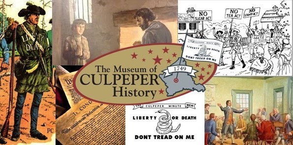 historical images of Culpeper supporting the revolutionary cause in Virginia