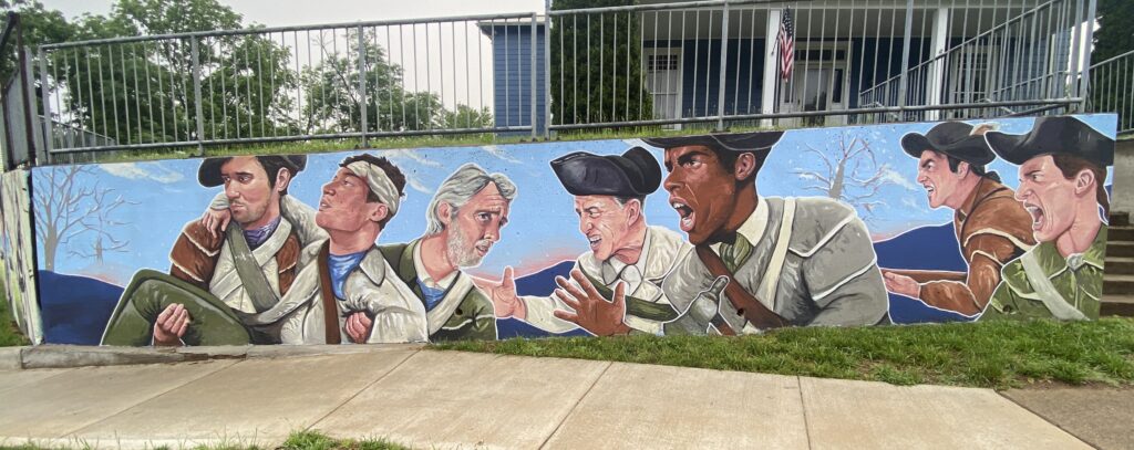 mural depicting seven minutement