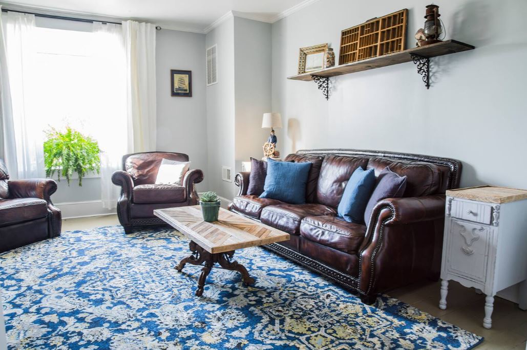 Old Blue Living Room