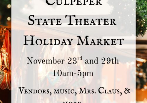 Culpeper State Theater Holiday Market Image