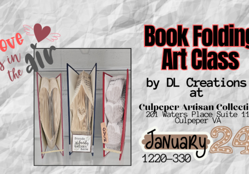 Book Folding Art Class by DL Creations Image